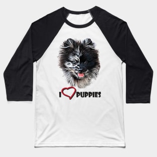 I love puppies Baseball T-Shirt